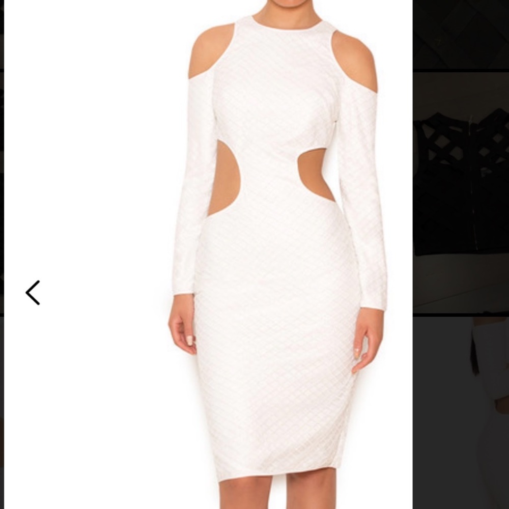 HOUSE OF CB WHITE DRESSS